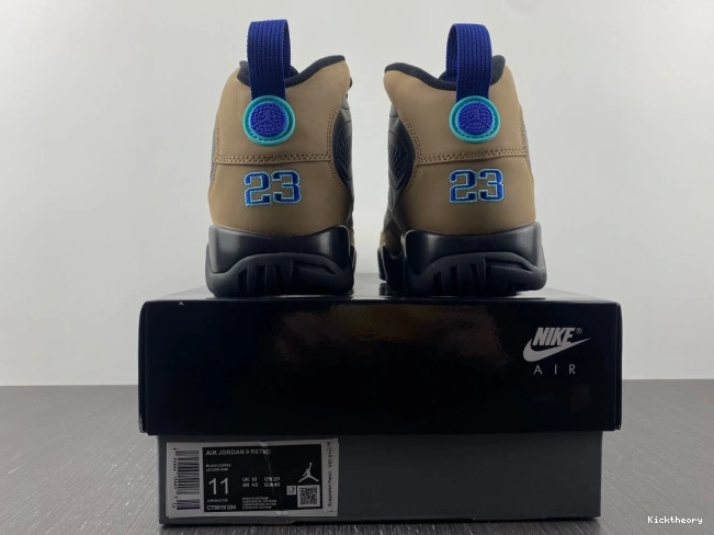 Kick Theory CT8019-034 Jordan 9 Concord Retro Olive Air 0803